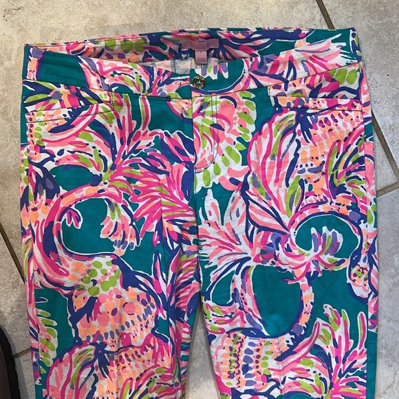 Lilly Pulitzer Kelly Skinny Ankle Pants Capri 8 Crop Pants - Picture 5 of 8
